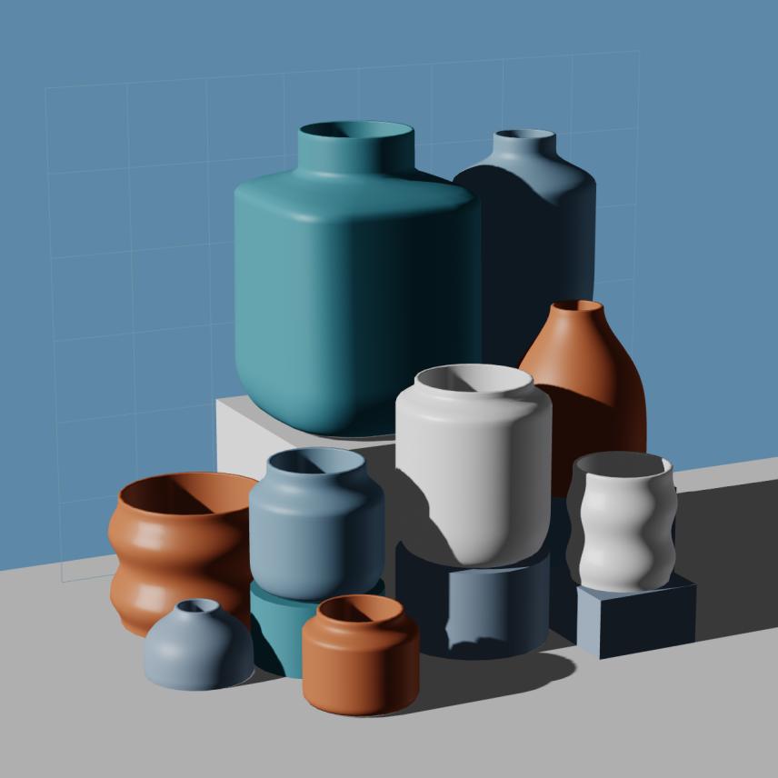 Preview of NFT token Parametric Pottery #72