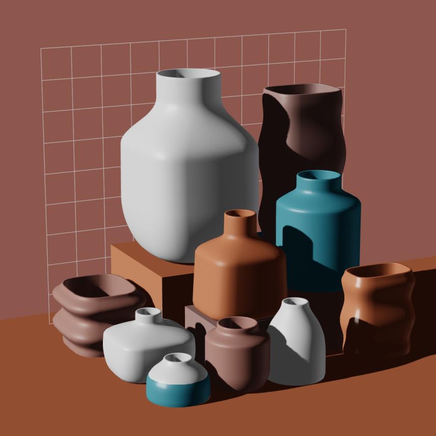 Preview of NFT token Parametric Pottery #63