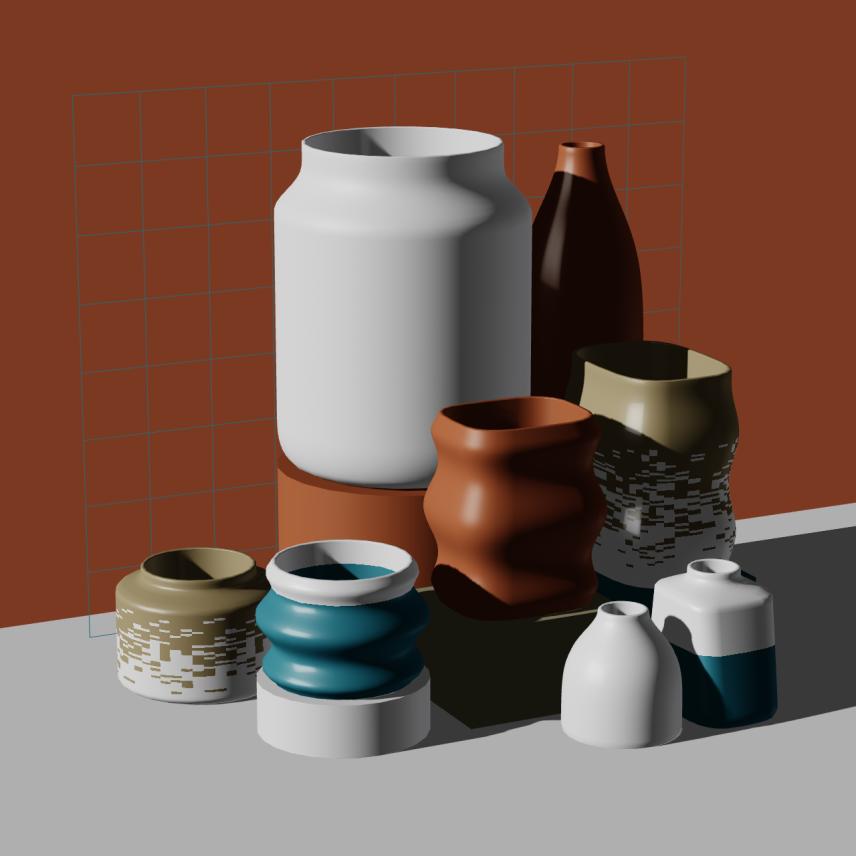 Preview of NFT token Parametric Pottery #189