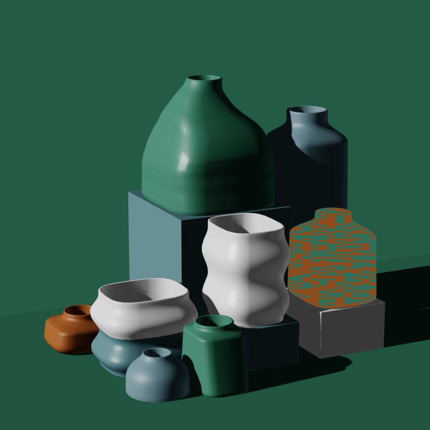 Preview of NFT token Parametric Pottery #116