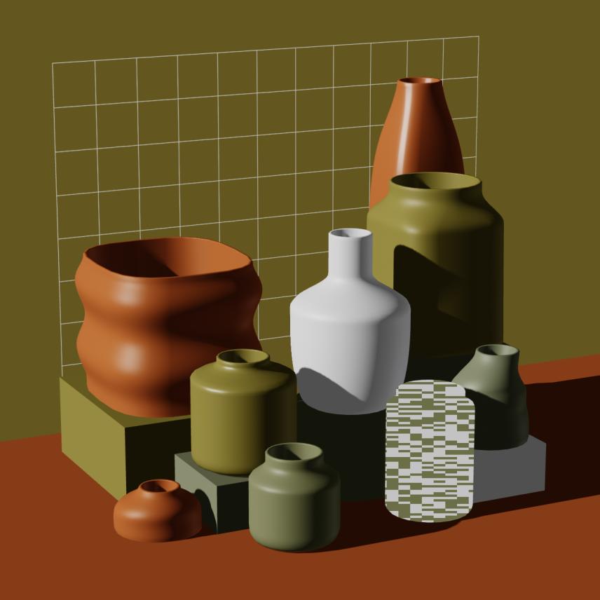 Preview of NFT token Parametric Pottery #183