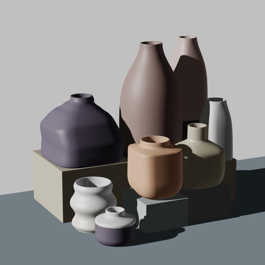 Preview of NFT token Parametric Pottery #173