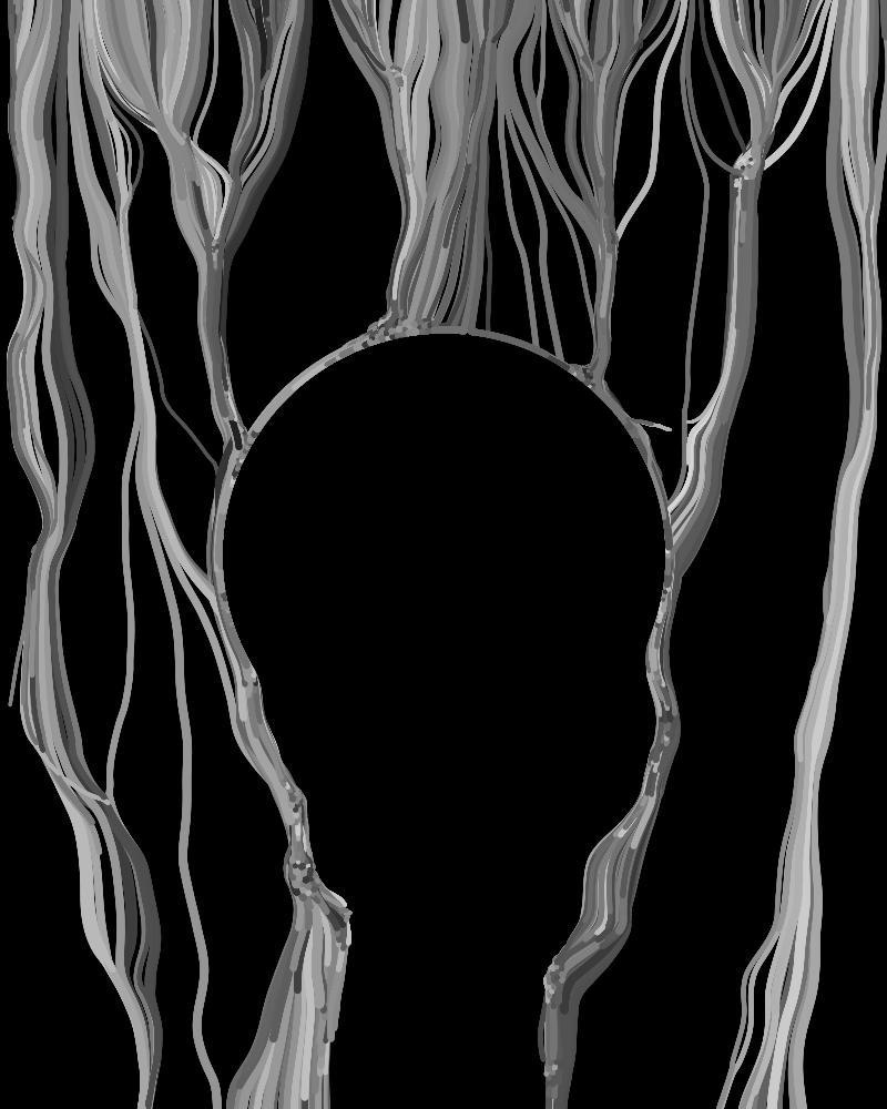 image generated with the pain flow generative program