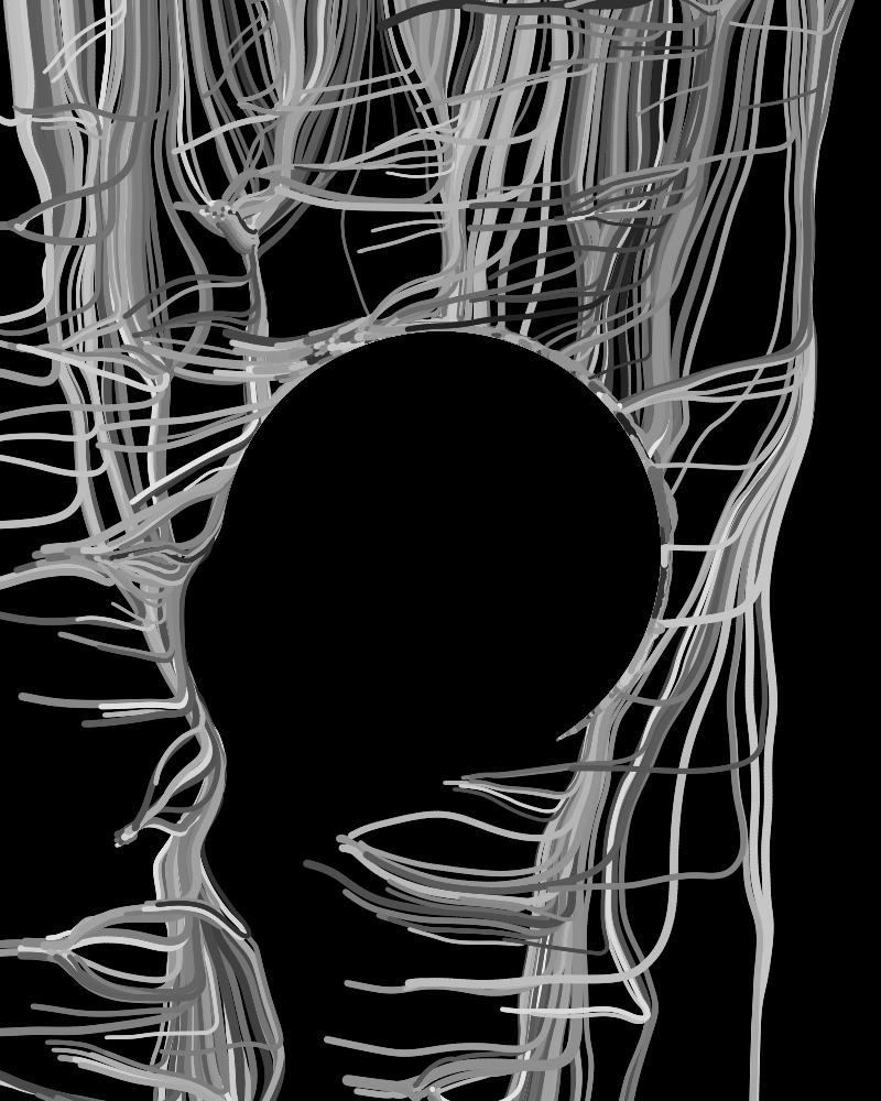 image generated with the pain flow generative program