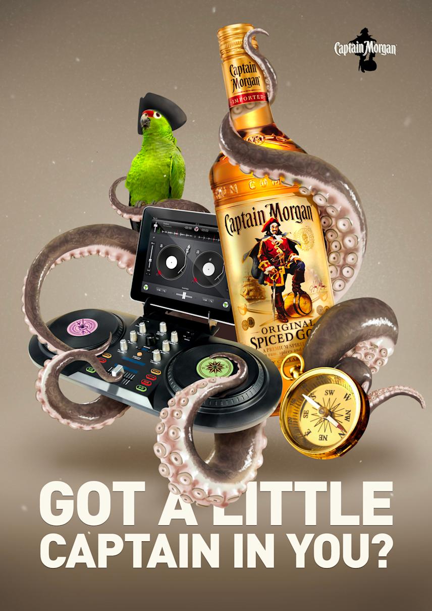 Captain Morgan Poster Draft