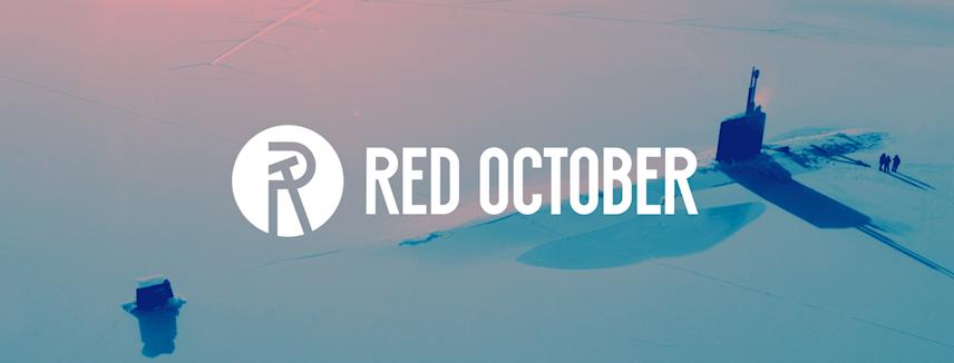logo usage example for the australia-based red october bar