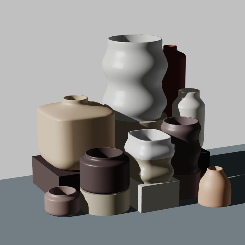 Preview of NFT token Parametric Pottery #74