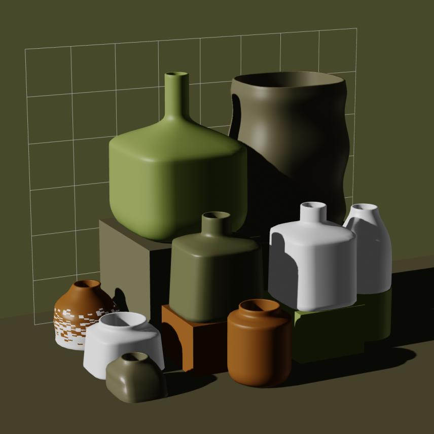 Preview of NFT token Parametric Pottery #124