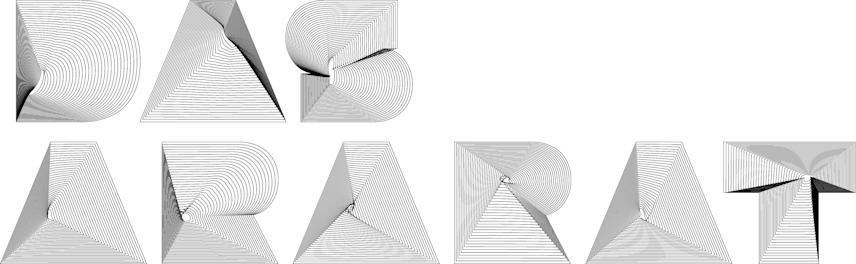 das ararat lettering