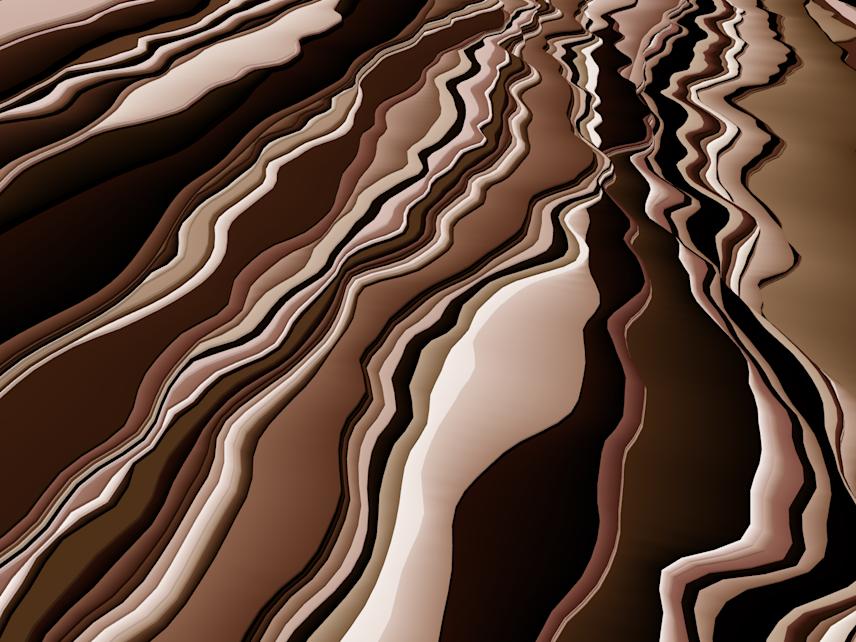 melted chocolate 3d interactive animation