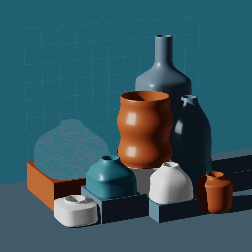 Preview of NFT token Parametric Pottery #182