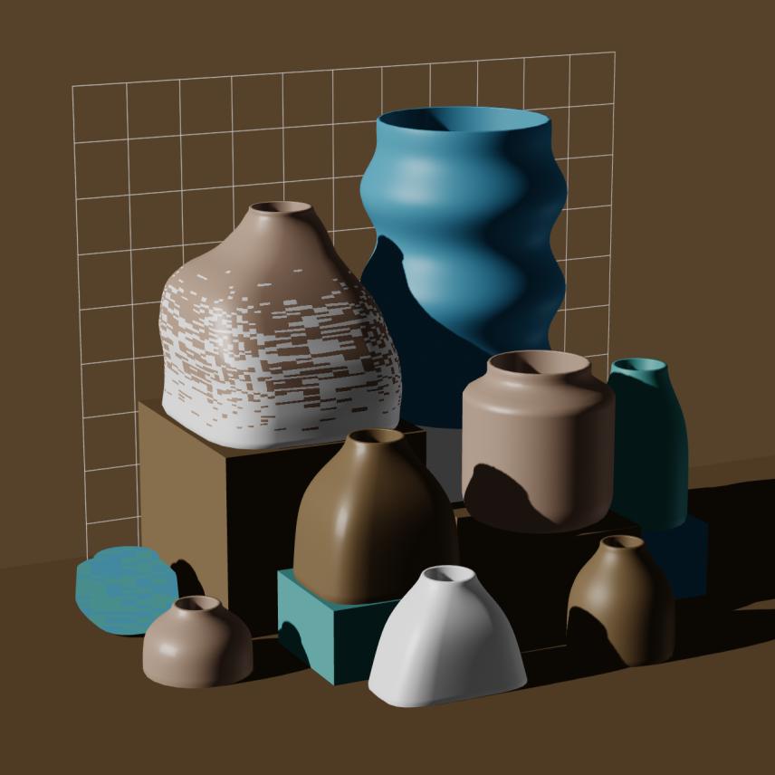 Preview of NFT token Parametric Pottery #143