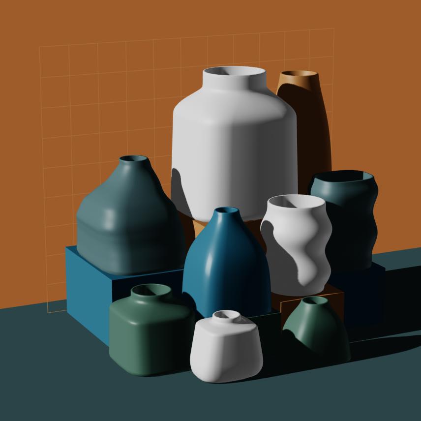 Preview of NFT token Parametric Pottery #56