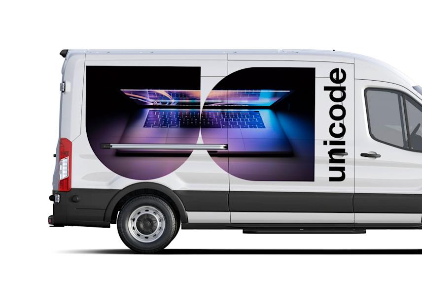 unicode logo usage example