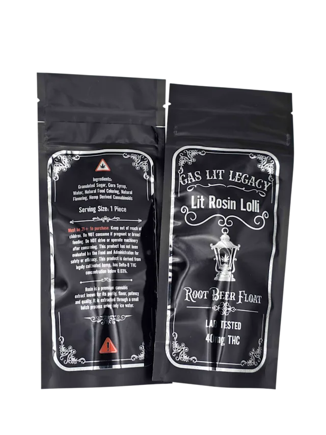 Root Beer Float Lit Rosin Lolli