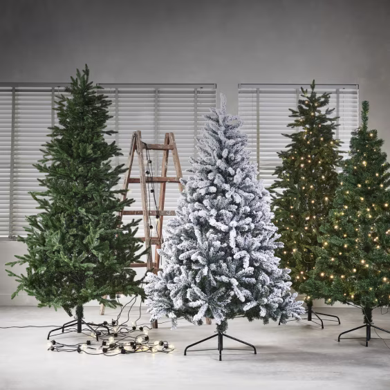 25% korting op alle kunstkerstbomen