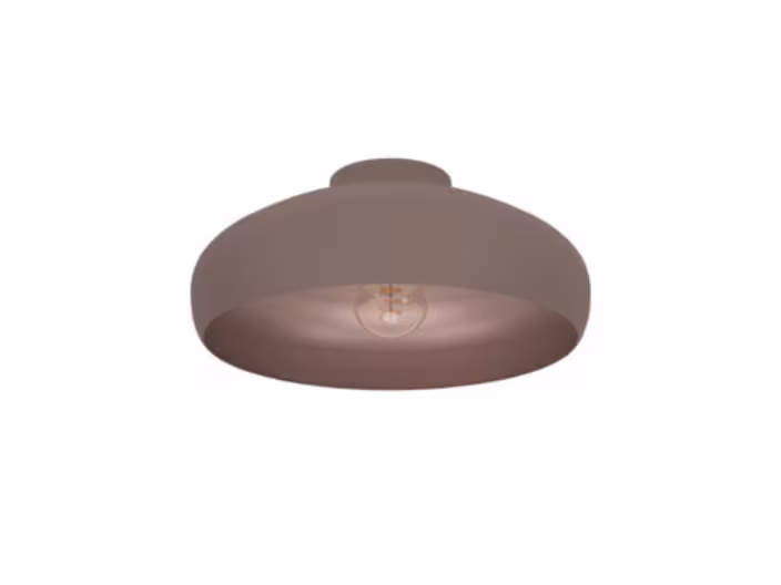 Ronde bruine plafondlamp