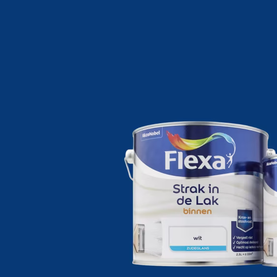 40% korting op Flexa Strak in de Lak