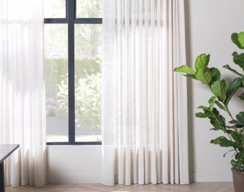 Transparante gordijnen
