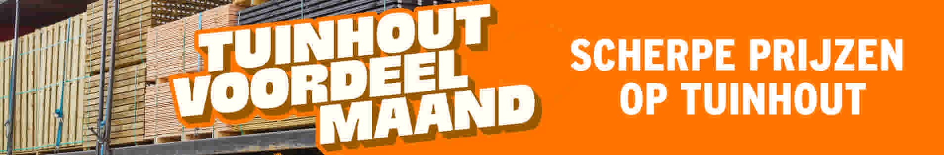 Tuinhout voordeelmaand