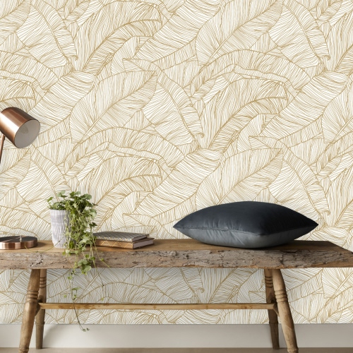 Vliesbehang Lynn taupe 33-234