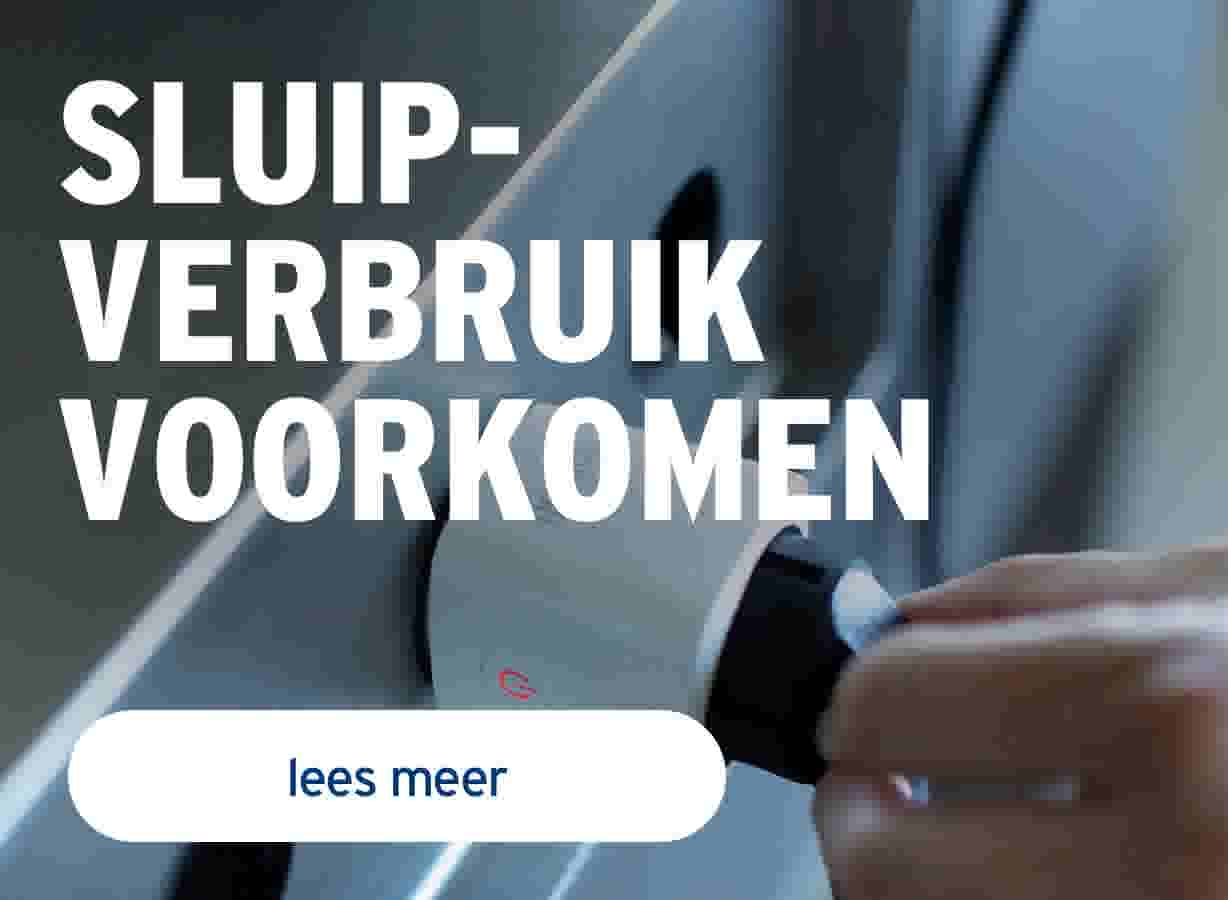 Sluipverbruik voorkomen