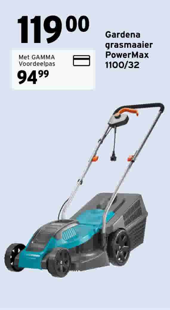 Gardena grasmaaier PowerMax 1100/32