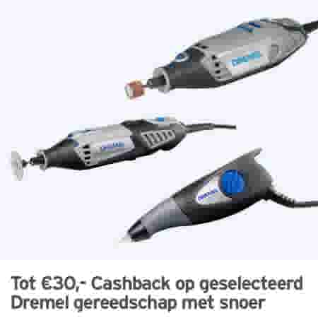 Gratis 12V accu met verwisselbare accu & tot €30 cashback op gereedschap op snoer
