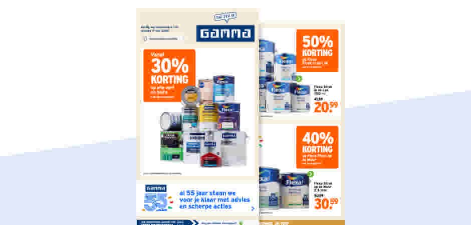 folder GAMMA Nederland