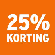 25% korting