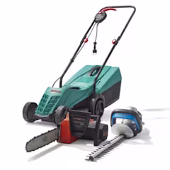 Verschillende apparaten van elektrisch tuingereedschap