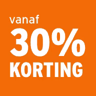 vanaf 30% korting