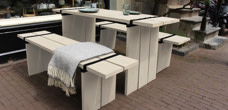 Tuintafel bankjes