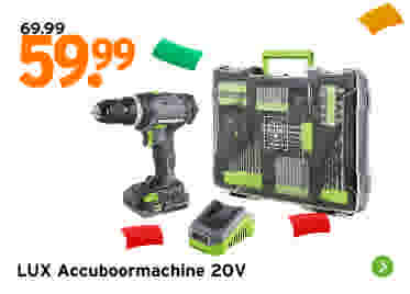 LUX 20V accuboormachine