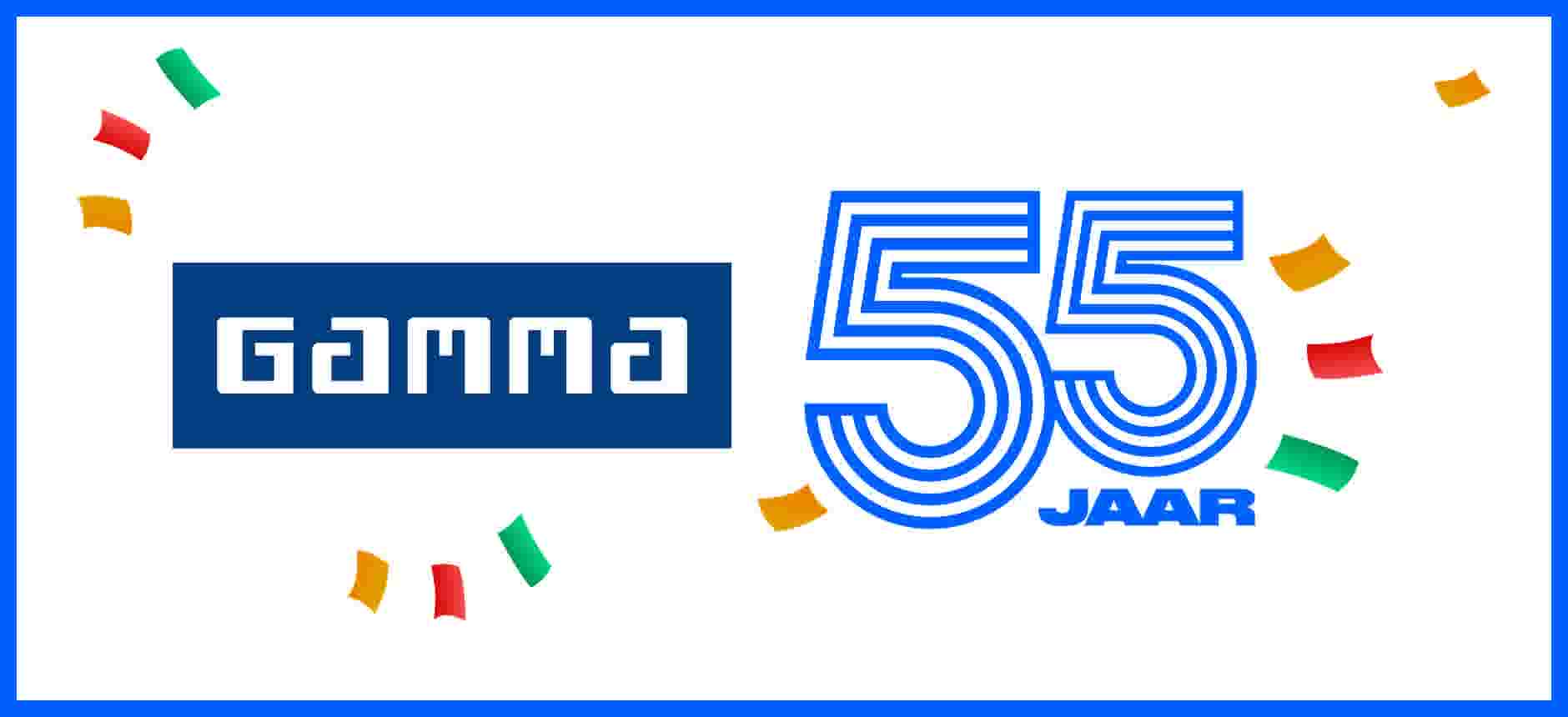 GAMMA 55 jaar