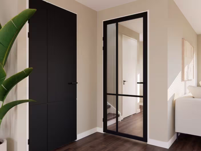 zwarte deuren