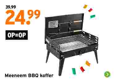Meeneem BBQ koffer van 39,99 voor 24,99