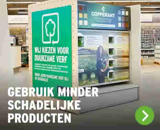 Gebruik minder schadelijke producten