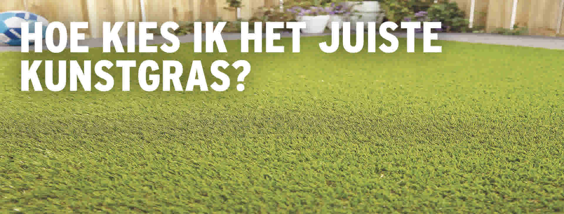 kunstgras kiezen