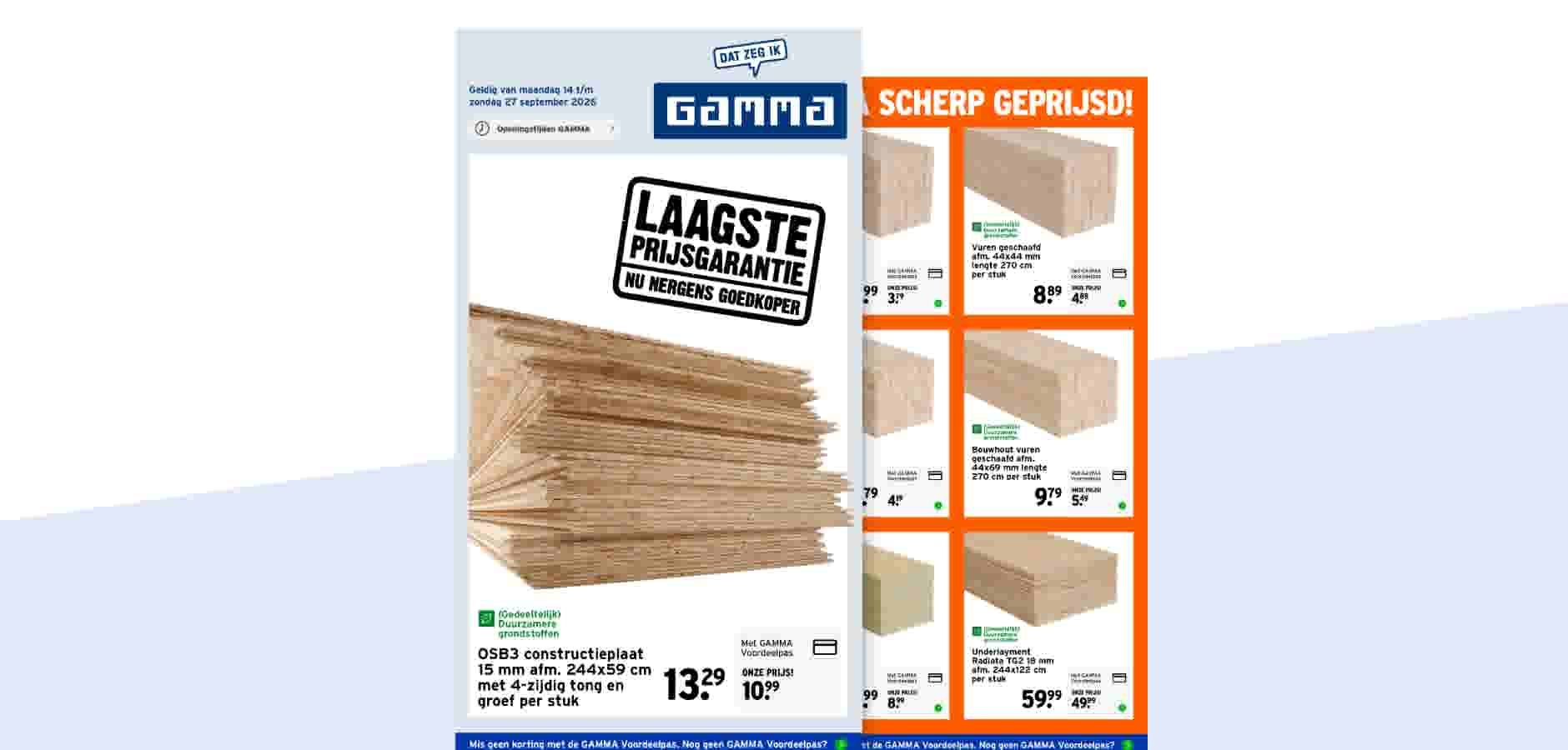 folder GAMMA Nederland