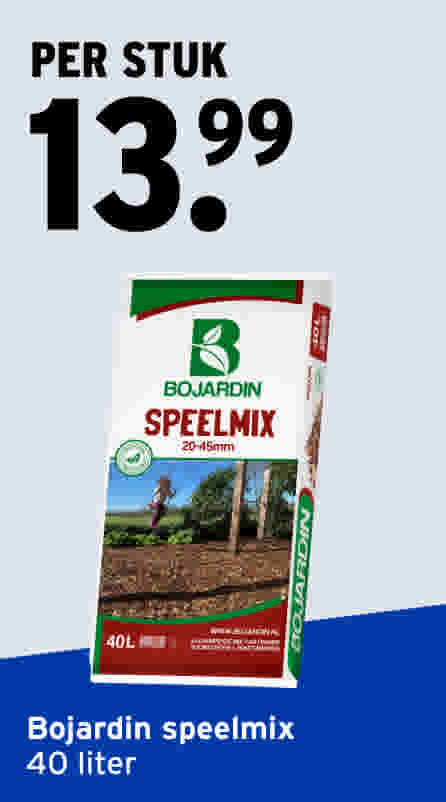Bojardin speelmix 40 liter 13.99
