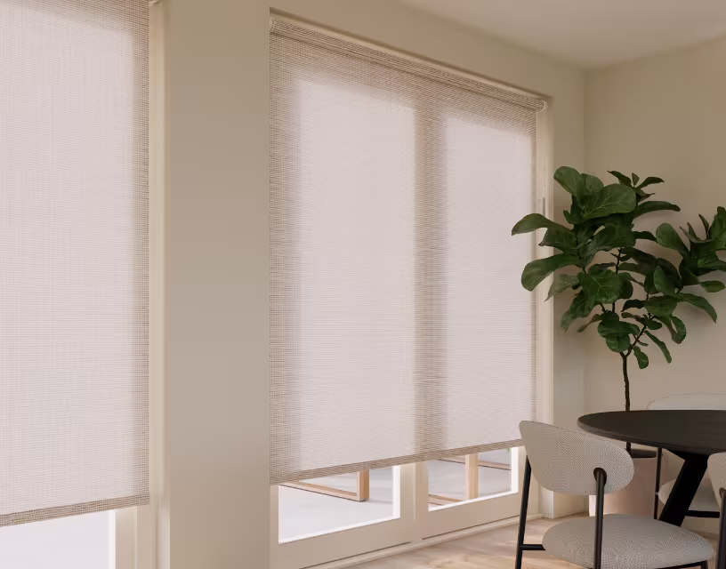 Lichtdoorlatende rolgordijnen