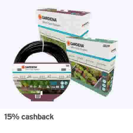 15% Cashback op alle Gardena Micro-Drip startersets