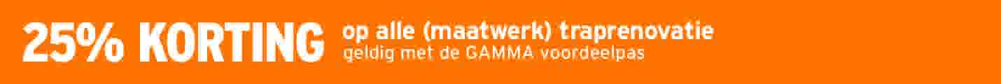 25% korting op (maatwerk) traprenovatie