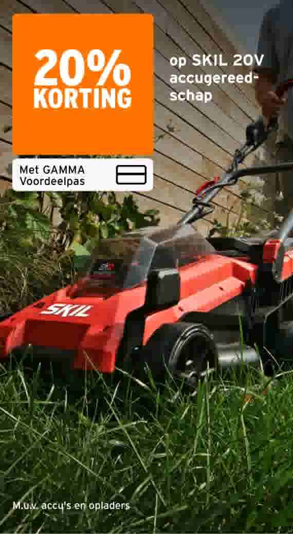 20% korting op SKIL 20V accugereedschap
