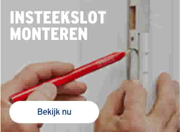 insteekslot monteren