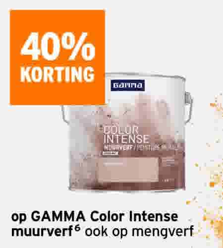 40% korting op GAMMA Color intense