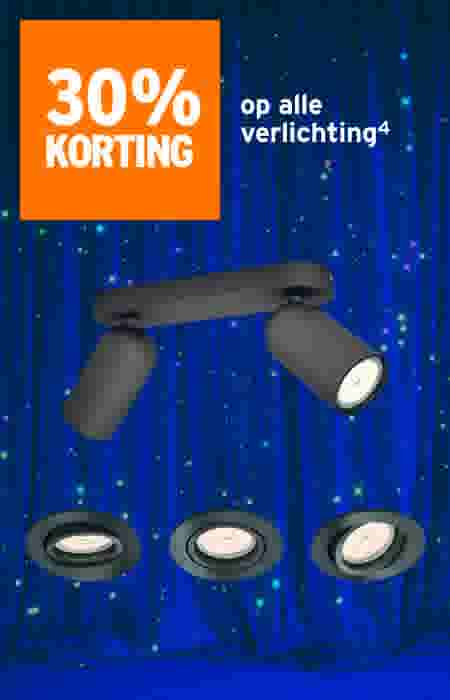 30% korting op alle verlichting