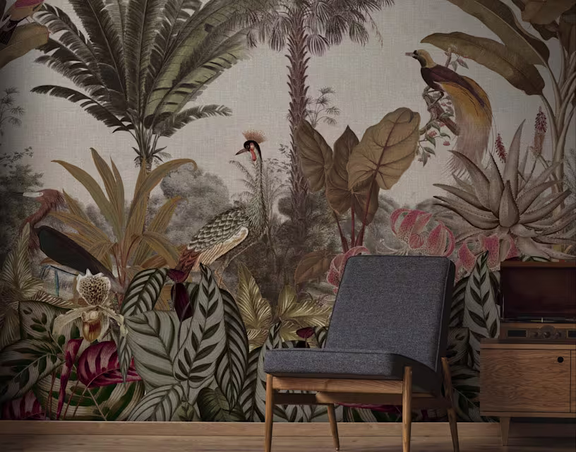 Jungle behang