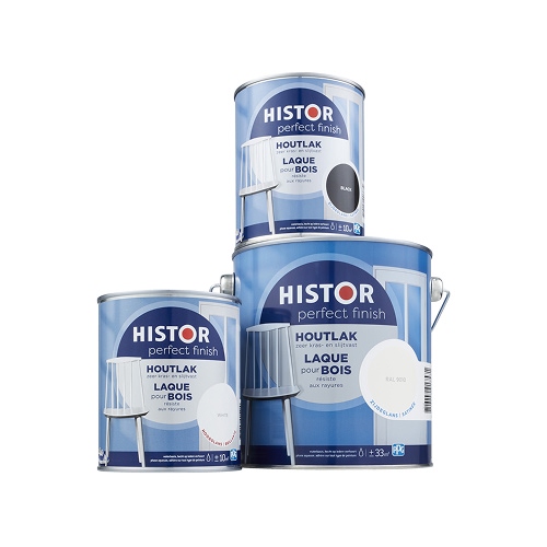 Histor Perfect Finish houtlak hoogglans cocoa cream 750 ml